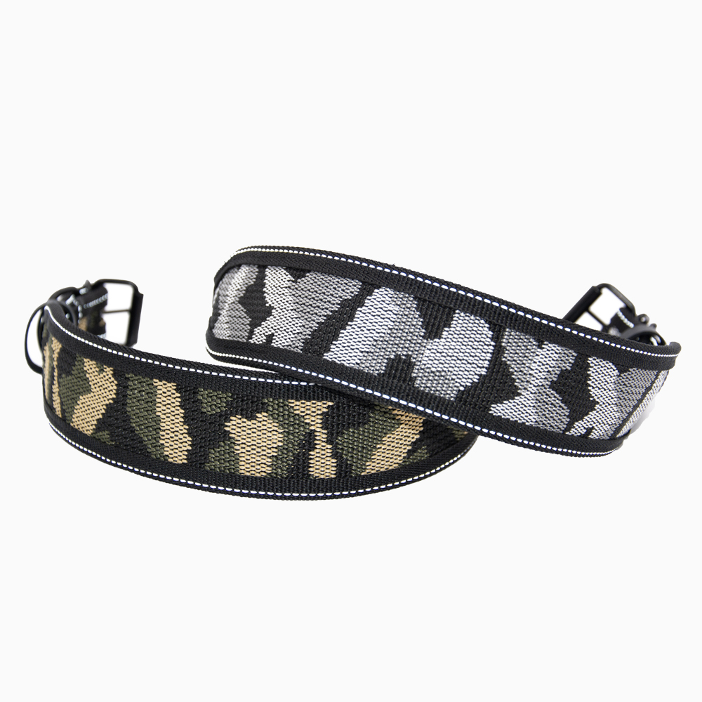 Fabric collar with buckle