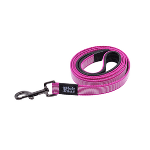 Pink Padded Leash with leather handle