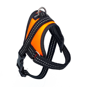 Harness for Small Breeds Neon Orange